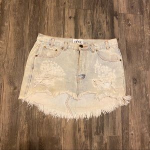 ONE TEASPOON JUNKYARD MINI SKIRT